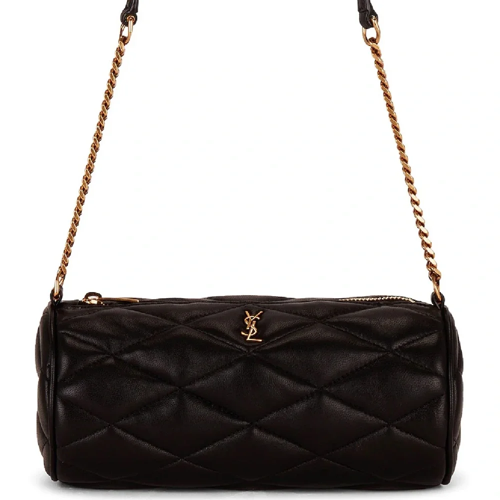 YSL Sade tube quilted black mini purse shoulder bag - Picture 1 of 5